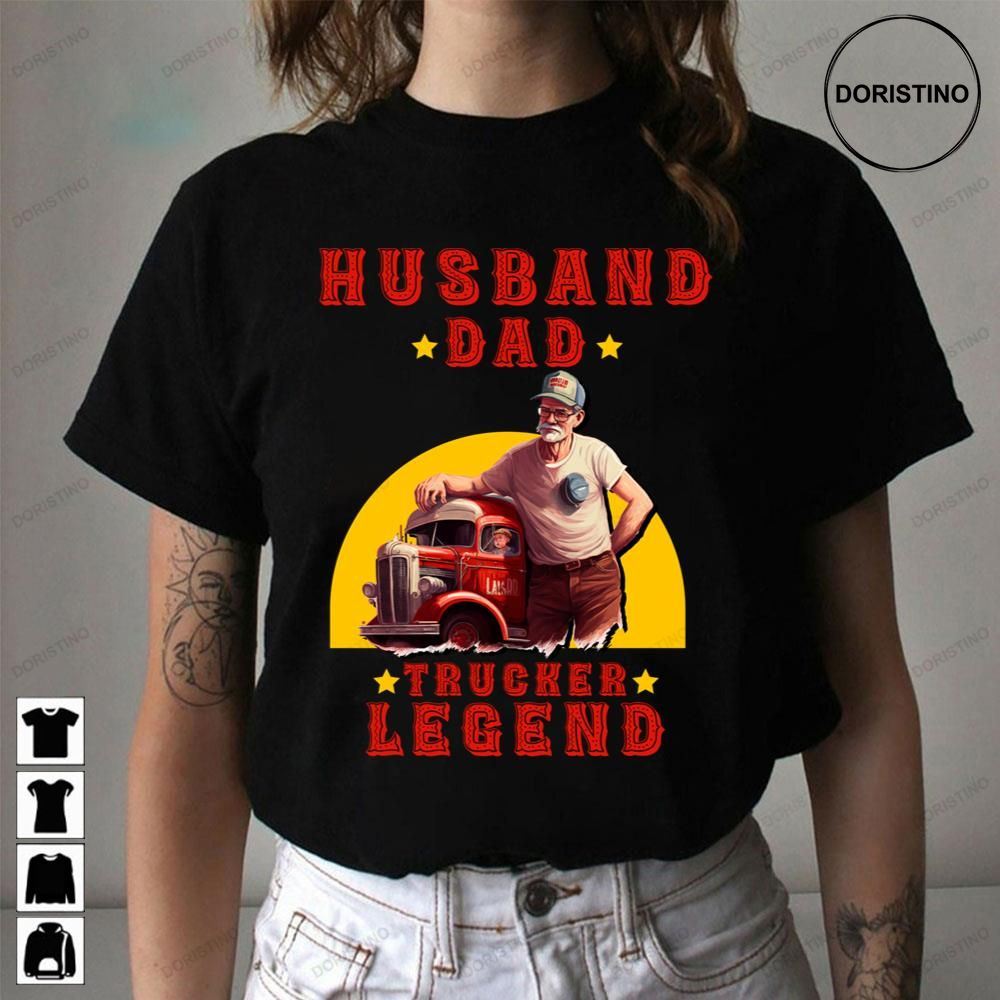 Light Color Art Husband Dad Trucker Legend Trending Style